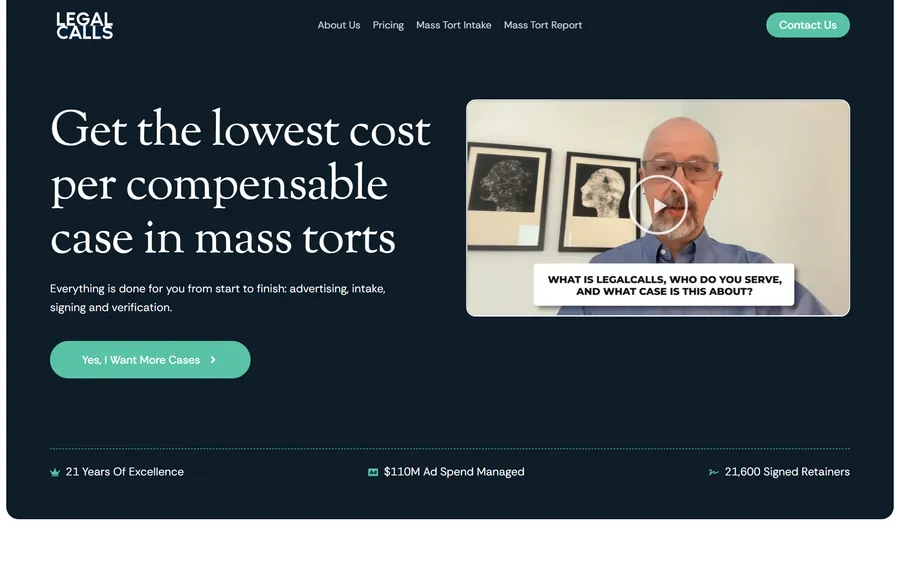 Legal Calls website